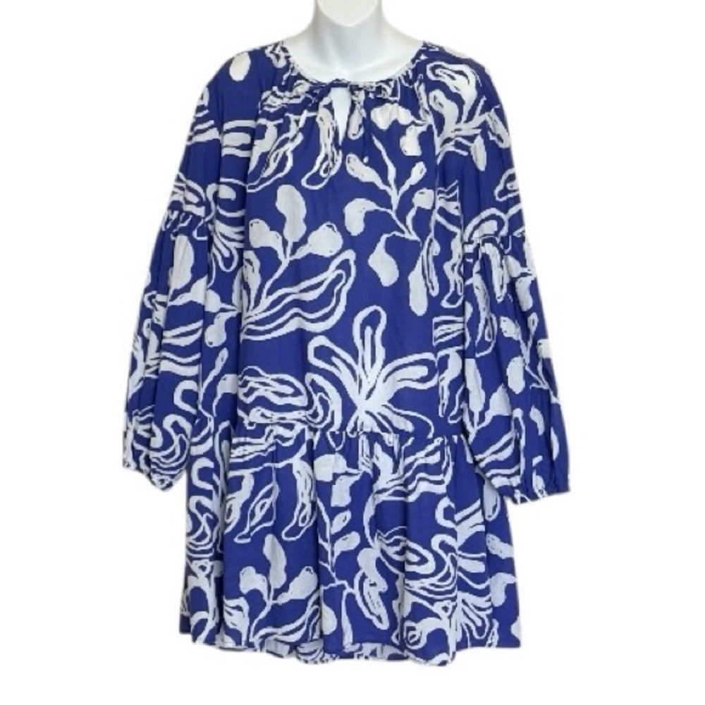 H&M Floral Cotton Dress Size Large